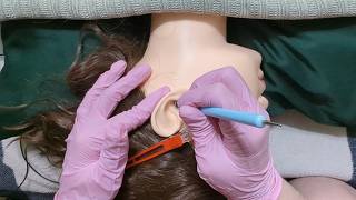 ASMR - Ear Pressure and Neck Massage - Gloves, Soft Spoken screenshot 3