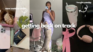 Getting Back on Track | I bought a STANLEY ! New coffee shops + making TikTok salmon bites