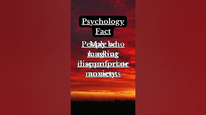 People who laugh at inappropriate moments #PsychologyFacts #HumanBehavior