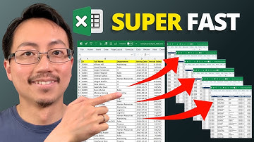 Split Excel Data to Separate Tabs (Worksheets)