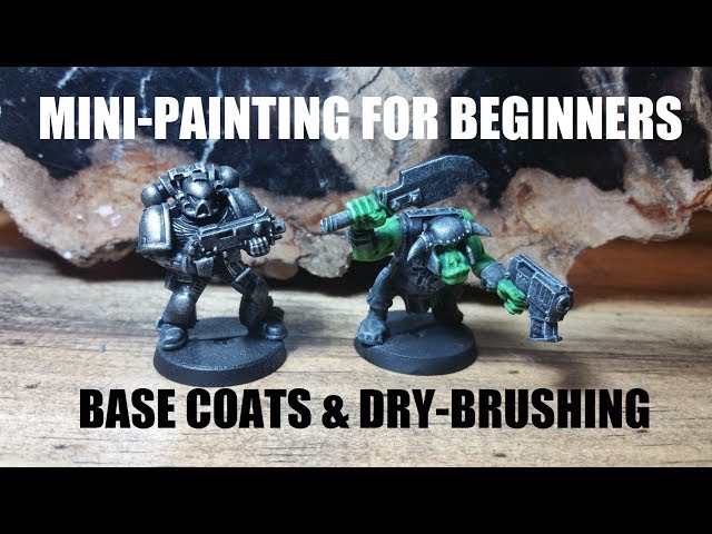 Drybrushing & Washing Technique: Miniature Painting Guide