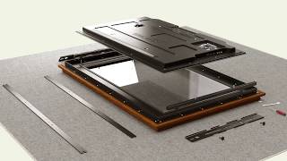 TV Mirror -  Bracket Adapter Plate Install Method