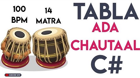 Ada ChauTaal Tabla Loop | C# Scale | 100 Bpm | #muzzico