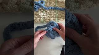 CUTEST 3D 🌸 Flower, Tutorial #3dflower #knittedblanket #chunkyknitblanket