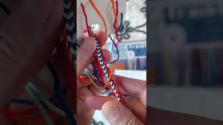 Kumihimo Tutorial easy Technique... the Rope (16 Threads)