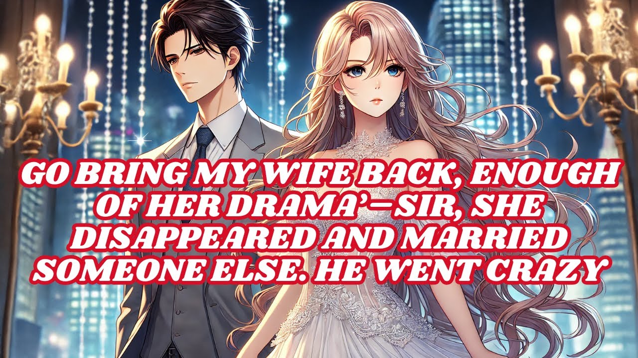 GO BRING MY WIFE BACK, ENOUGH OF HER DRAMA–SIR, SHE DISAPPEARED & MARRIED SOMEONE ELSE.HE WENT CRAZY