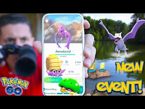 shiny aerodactyl sprite NEW POKÉMON GO SHINY EVENT! Adventure Week is BACK!