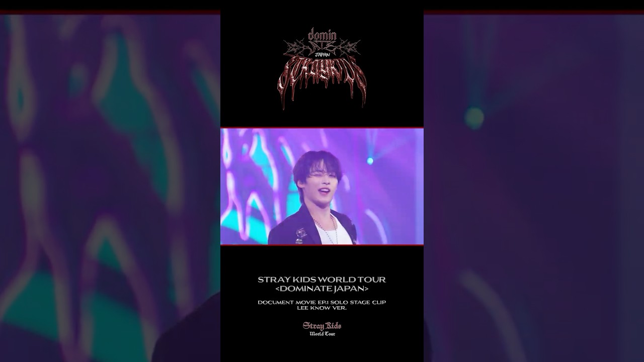 LIVE Blu-ray『Stray Kids World Tour ＜dominATE JAPAN＞』 Document