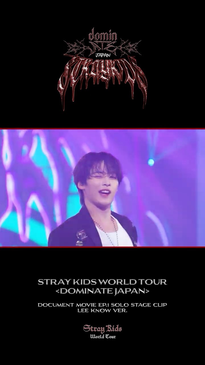 LIVE Blu-ray『Stray Kids World Tour ＜dominATE JAPAN＞』 Document