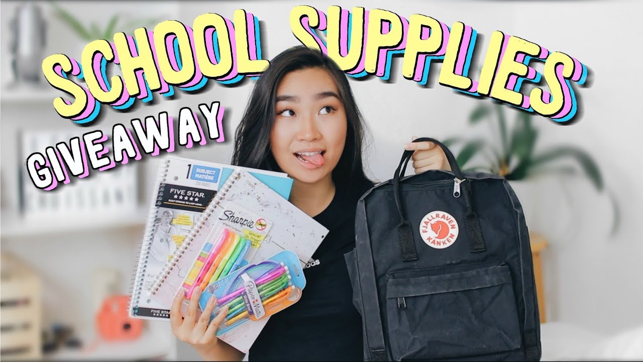 Back to school supplies shopping, huge stationery haul, & giveaway 2021  ✏️🌸 