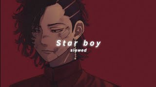 the weeknd - starboy (slowed + reverb)