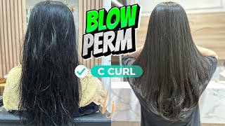 Korean C Curl Perm