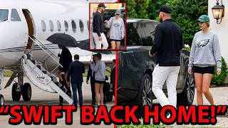 Swift & Kelce RUSH BACK to KC Mansion!. What we khow
