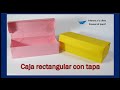 Caja rectangular con tapa