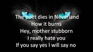 Video thumbnail of "Blind Guardian - Bright Eyes Lyrics"