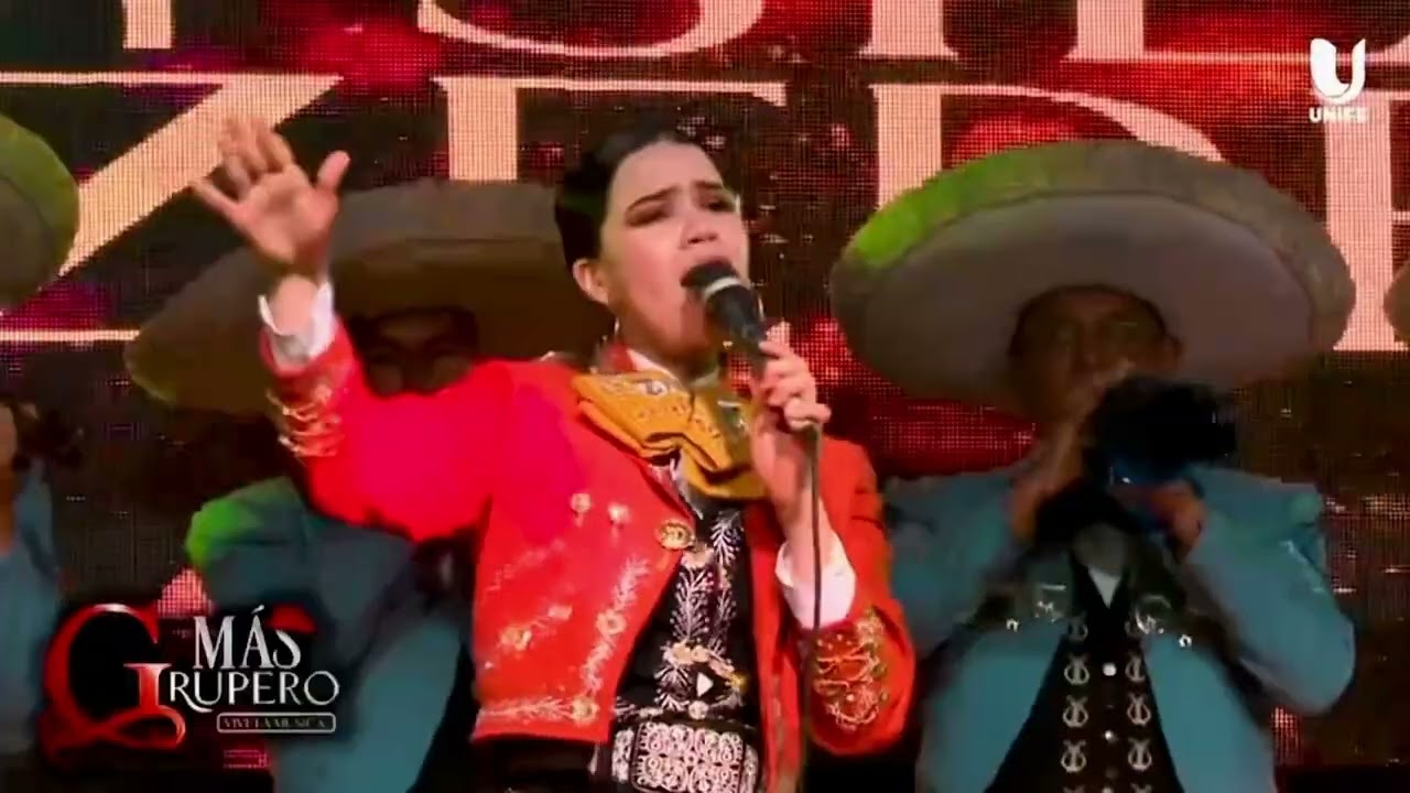 Silvia Zepeda canta UN PUÑO DE TIERRA en “Más Grupero” de UNIFE TV 