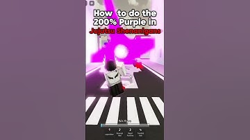 How to do 200% Purple in Jujutsu Shenanigans|| #jujutsukaisen #roblox #pvp
