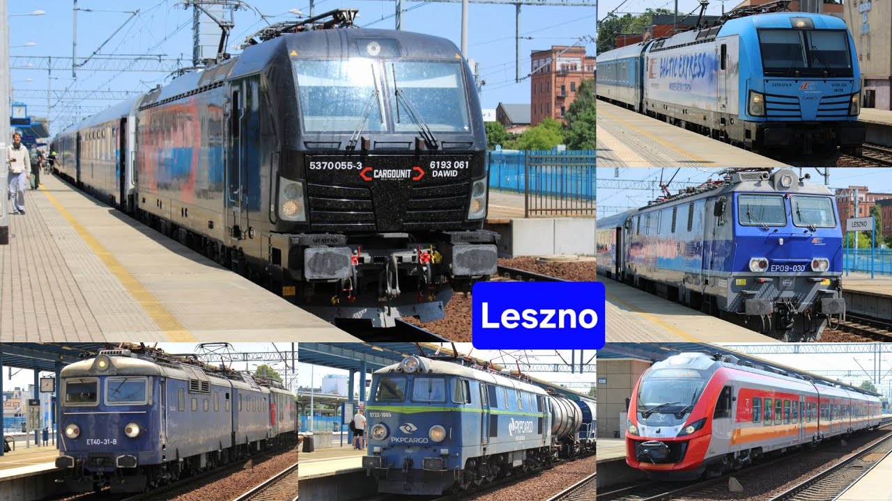Pociągi na stacji Leszno TLK, IC, KW, PolRegio