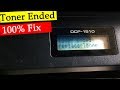 Toner Ended / Replace Toner Fix Brother DCP 1510