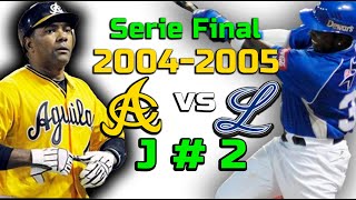 Juego # 2  / Serie Final  2004-2005 / Tigres vs Águilas