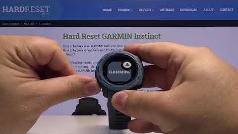 How to Activate Service Mode in GARMIN Instinct – Quick Access