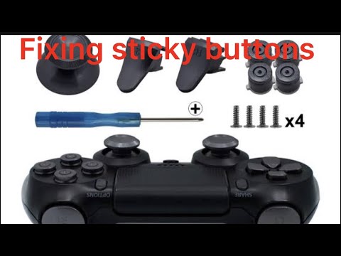 FIXING STICKY BUTTONS ON A PLAYSTATION 4 CONTROLLER
