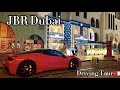 JBR Dubai _ Driving Tour_ Jumeirah Beach Residence At Night _
