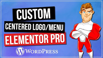 Elementor Pro: Centered Logo & Navigation Tutorial