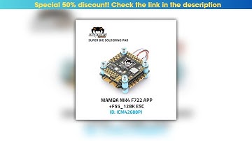 Unboxing Diatone MAMBA F722 APP MK4 WIFI/DJI Flight Controller Stack F7 45A/55A/65A 128K BLHeli32 E