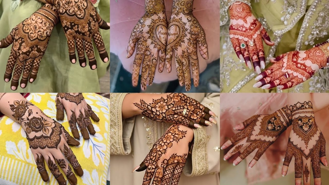 New Front and Back Henna Design ✨ Simple and Beautiful Mehandi ke design 🌷 