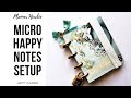 HAPPY PLANNER | Micro Happy Planner Setup | PLANNER NEWBIE