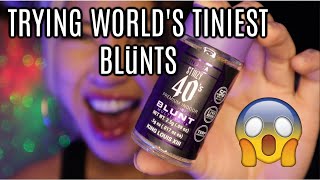 Trying World's TINIEST Blünts | Stiiizy 40s | Kimmy Tan