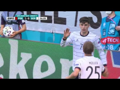 Kai Havertz (Germany) goal vs Portugal