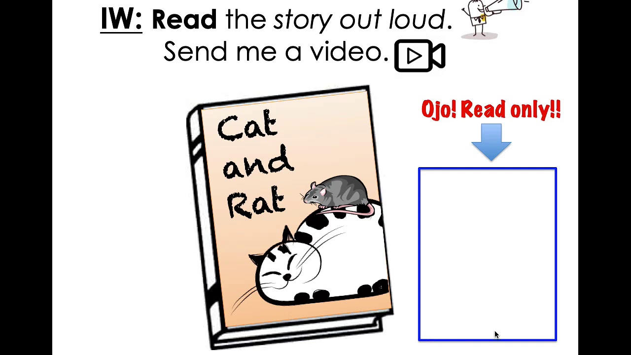 Wednesday, May 13 EB Reading/English (Decoding a story-Cat and Rat
