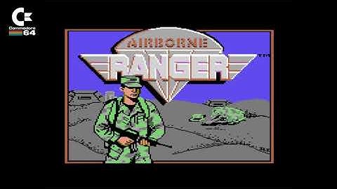 Airborne Ranger (MicroProse 1987)- C64 Loading Screen & Title Music / Main Menu Archive