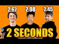 Top 5 Fastest unofficial 3x3 Rubik's cube solves | 2 SECONDS