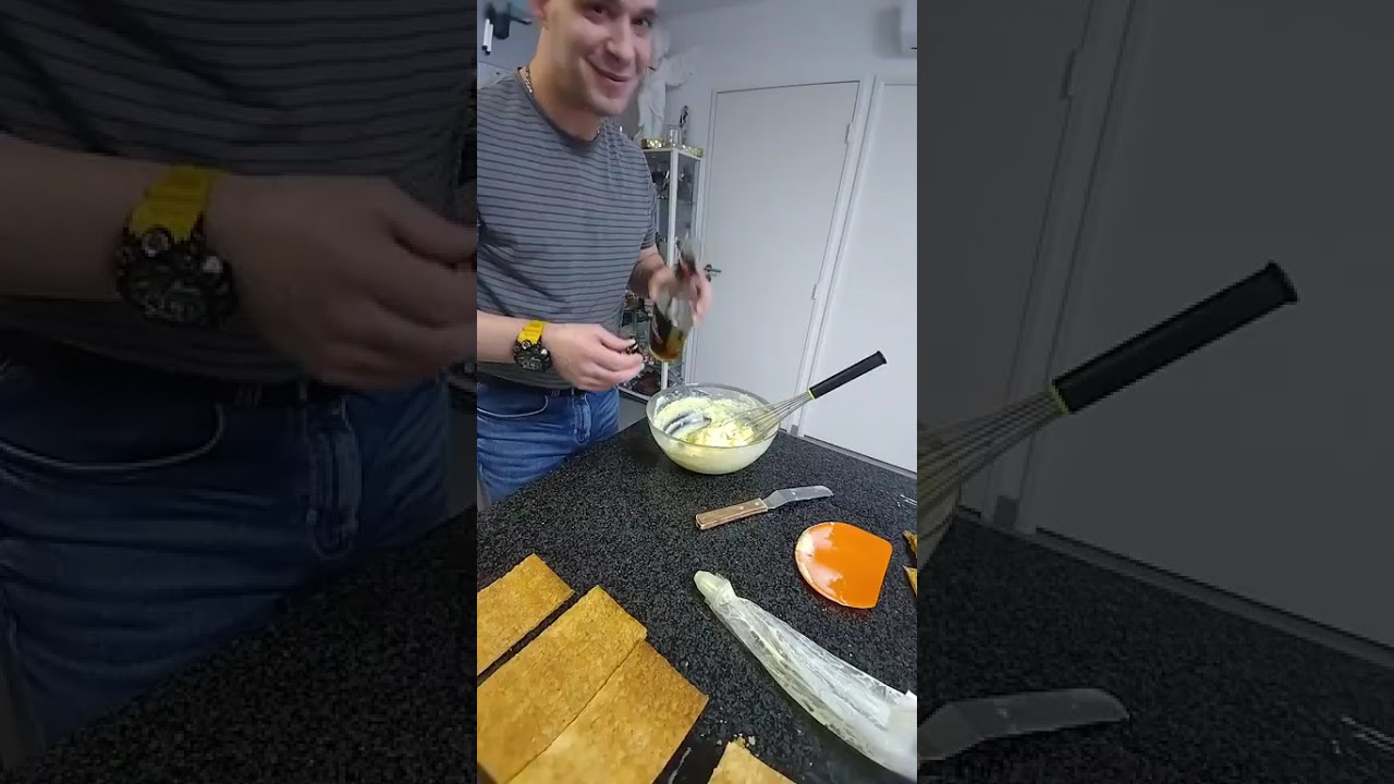 préparation mille-feuilles