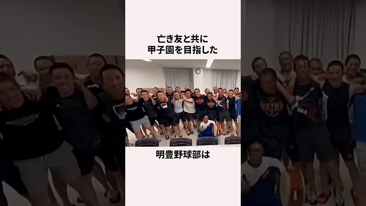 「亡き友と共に甲子園を目指した」明豊高校に関する雑学 #野球雑学 #野球 #甲子園