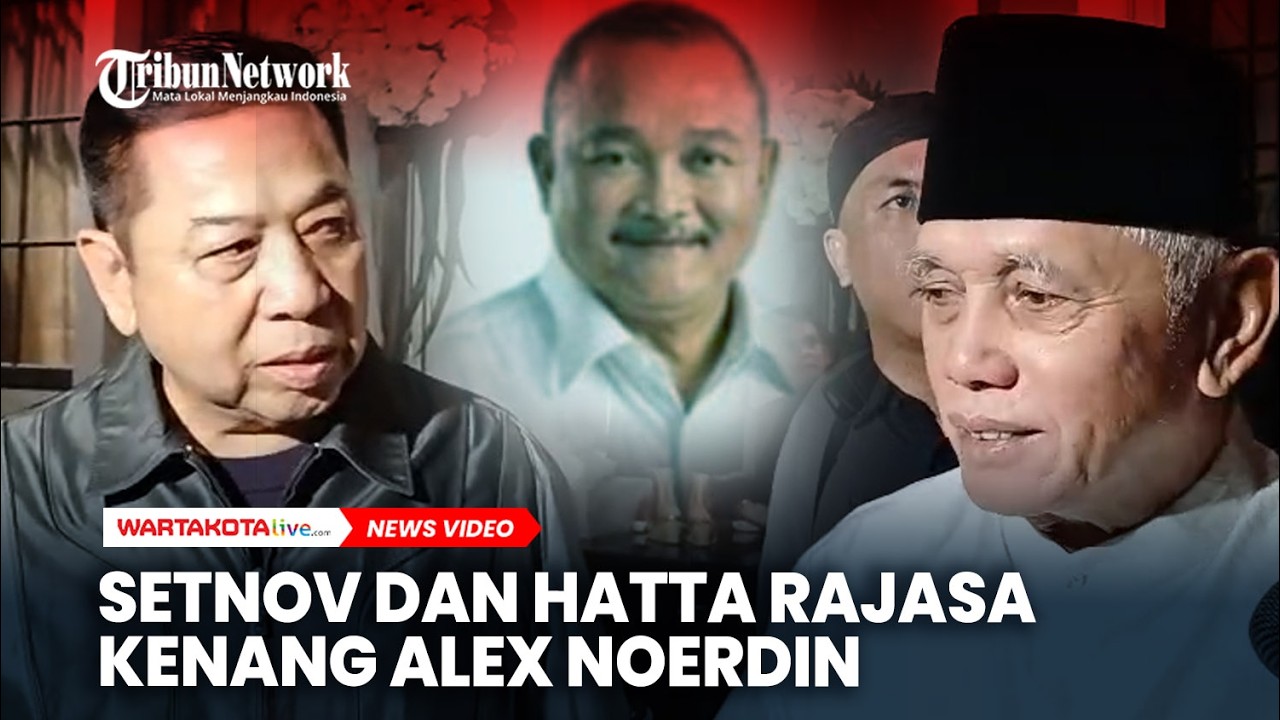 Melayat ke Rumah Duka, Setya Novanto dan Hatta Rajasa Kenang Eks Gubernur Sumsel Alex Noerdin