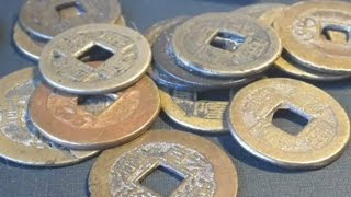 Chinese Qing Long Cash Coins Mints and Values