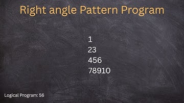 Number right angle triangle pattern using java, . Floyd’s Triangle pattern using java language