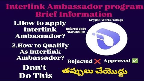 Interlink Ambassador Program Full Guide 2025 | Step-by-Step Form Filling + Daily Tasks Explained