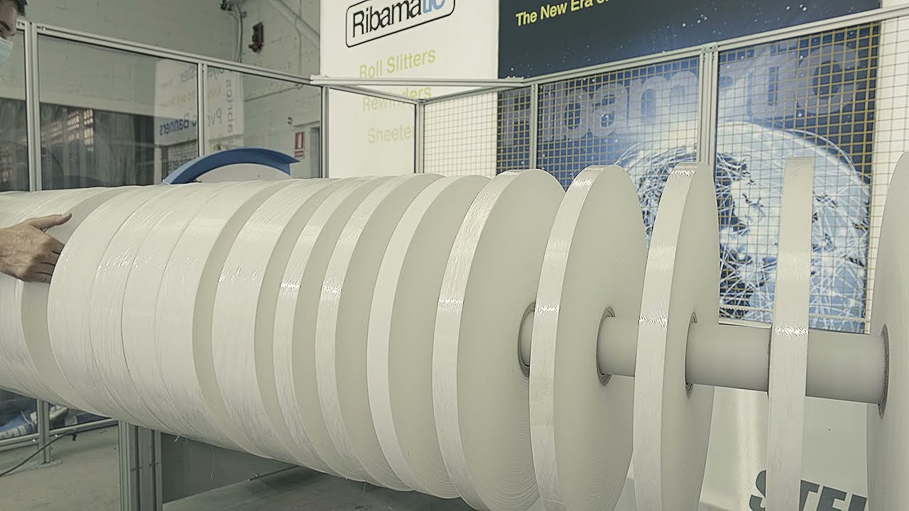 Roll Slitter-Roll Cutter-Rollslitting for Nonwovens, Spunbonds, Meltblown & Spunmelt. New STELLAR!