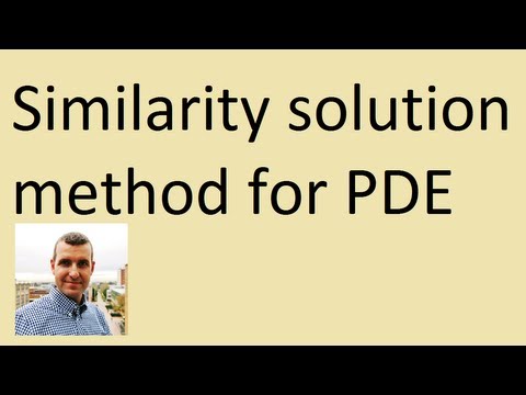 Similarity solution method: