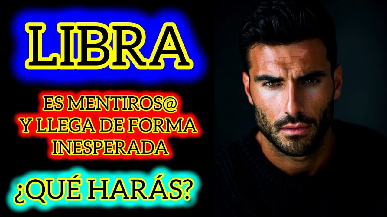 LIBRA♎️ ESTA PERSONA VIENE A TI ️LLEGA DE FORMA INESPERADA ️HORÓSCOPO Y ...