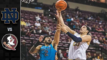 Notre Dame vs. Florida State Men's Basketball (2021-22)