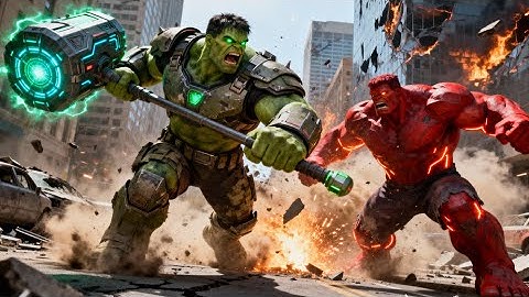 Red Hulk Transformation | The Birth of the Strongest Superhero 💥 | Full Cinematic Movie