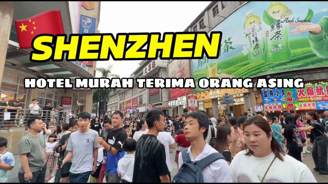 Hotel Murah Dekat Dongmen Pedestrian Street Shenzhen, China🇨🇳