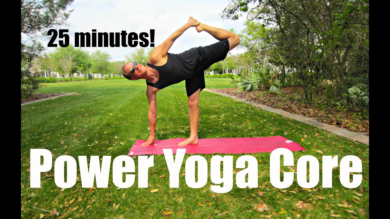 25 minute Power Yoga Core Workout - Sean Vigue power pilates for athletes