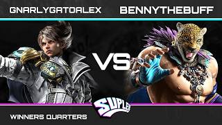 Suplex 136 - Winners Quarters - GnarlygatoAlex (Lars) VS BennyTheBuff (King) - TEKKEN 8